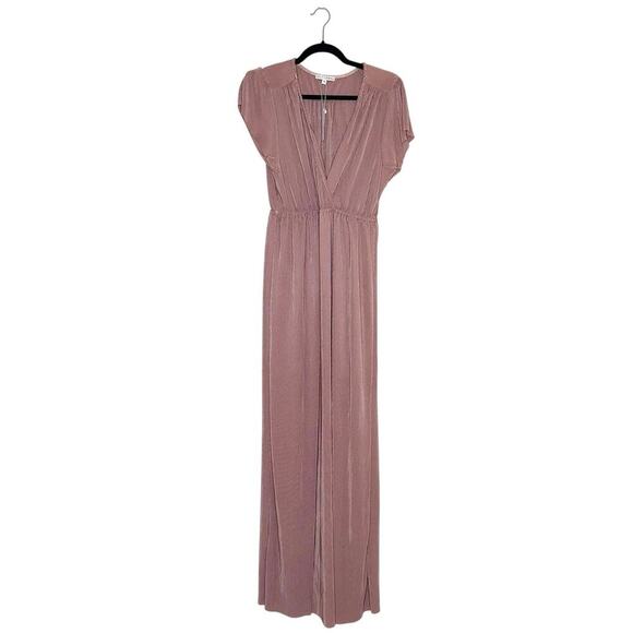 NWT Baltic Born Athena Pleated Maxi Dress Womens Pink Size XL X-Large - Picture 2 of 5